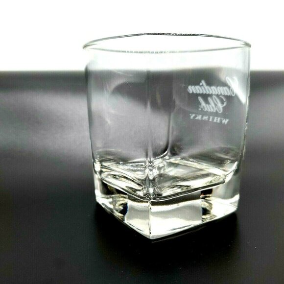 Canadian Club Whisky Square Bottom Rocks Glass - Picture 7 of 12
